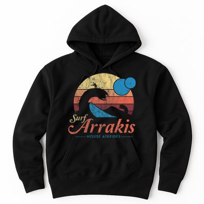 Visit Arrakis Vintage Distressed Surf Hoodie