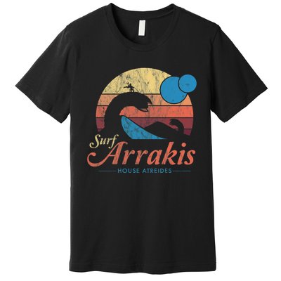 Visit Arrakis Vintage Distressed Surf Premium T-Shirt