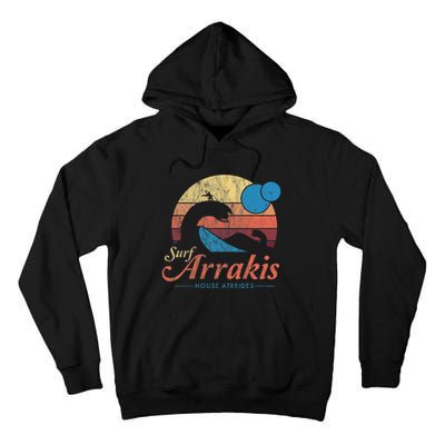 Visit Arrakis Vintage Distressed Surf Tall Hoodie