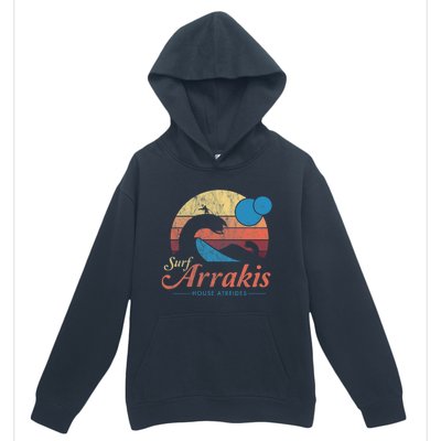 Visit Arrakis Vintage Distressed Surf Urban Pullover Hoodie