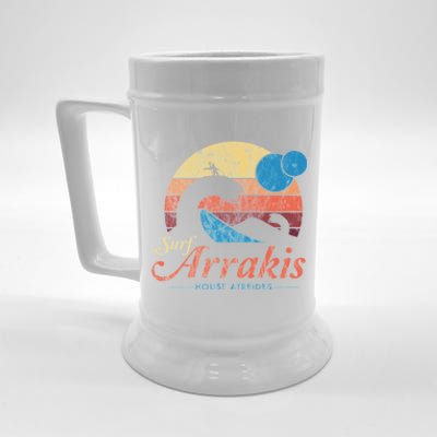 Visit Arrakis Vintage Distressed Surf Beer Stein