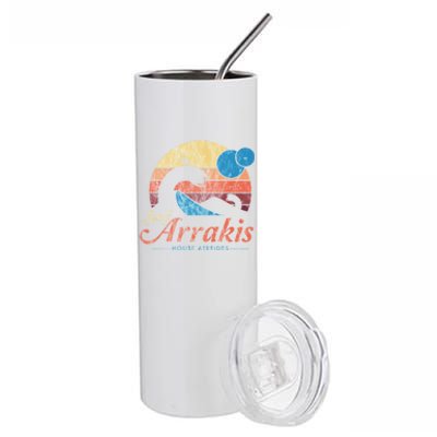 Visit Arrakis Vintage Distressed Surf Stainless Steel Tumbler