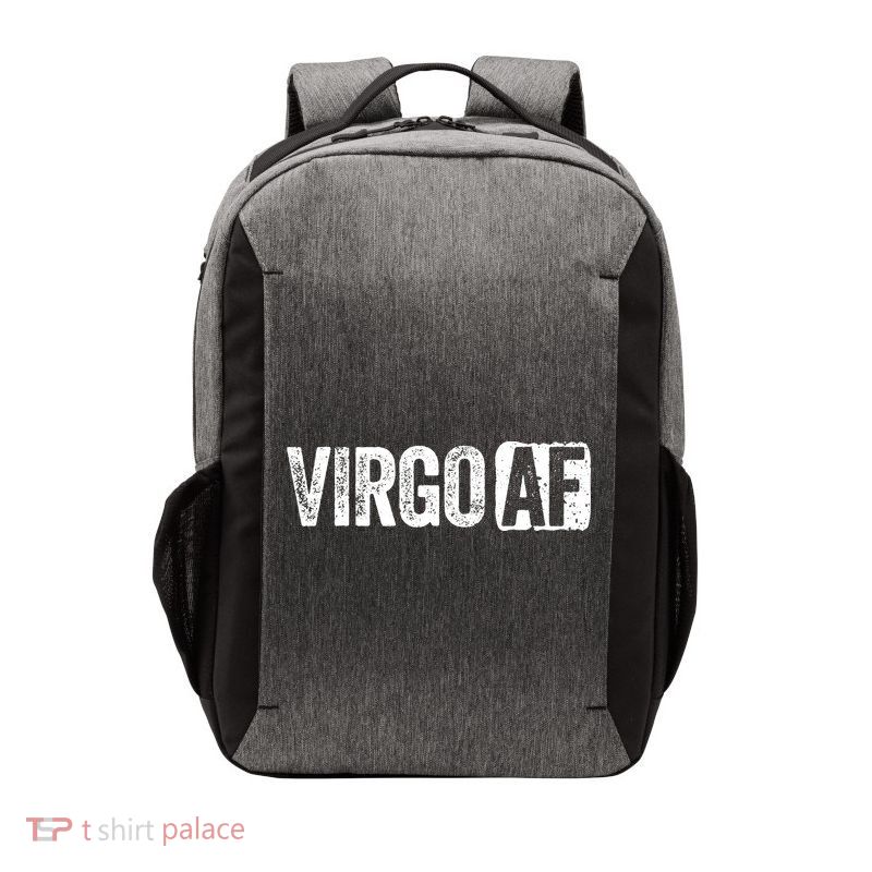 Virgo AF Virgo Zodiac Sign Gift Vector Backpack