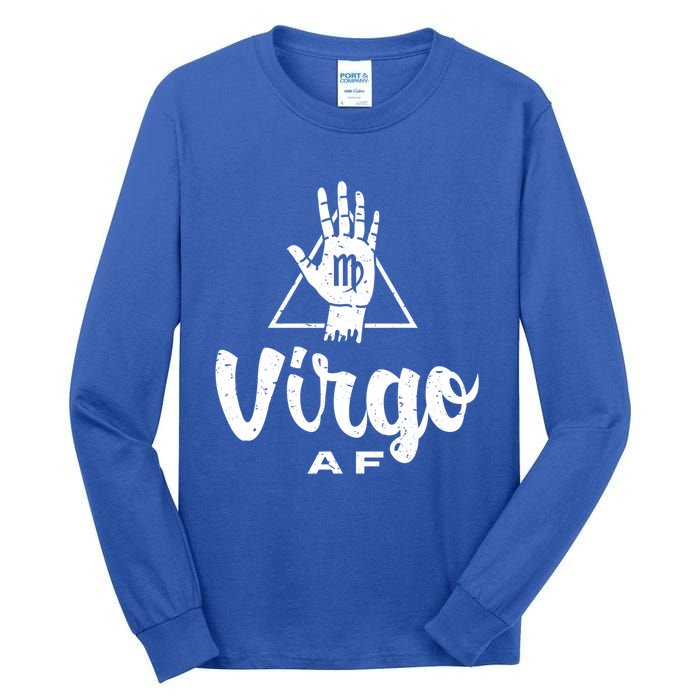 Virgo Af / Virgo Birthday Virgo Astrology And Zodiac Quote Cute Gift Tall Long Sleeve T-Shirt