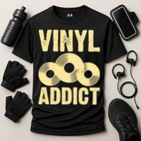 Vinyl Addict Cooling Performance Crew T-Shirt
