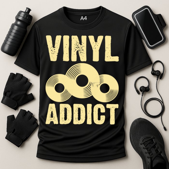 Vinyl Addict Cooling Performance Crew T-Shirt