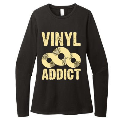 Vinyl Addict Womens CVC Long Sleeve Shirt