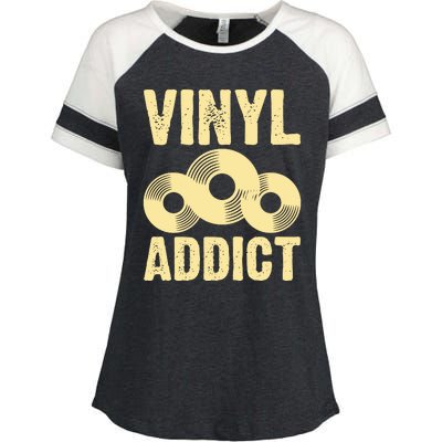 Vinyl Addict Enza Ladies Jersey Colorblock Tee