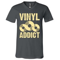 Vinyl Addict V-Neck T-Shirt