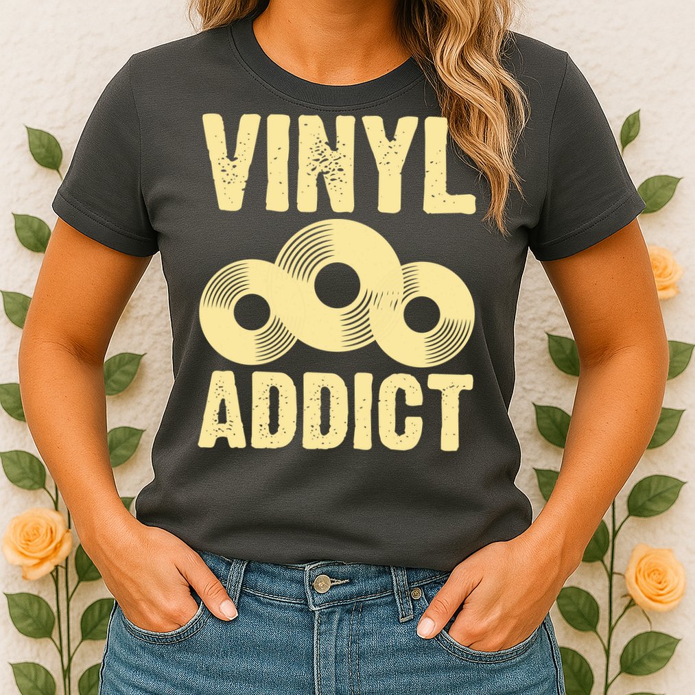 Vinyl Addict Womens T-Shirt
