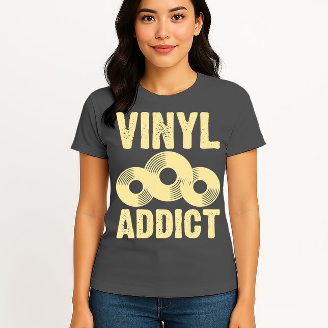 Vinyl Addict Womens T-Shirt