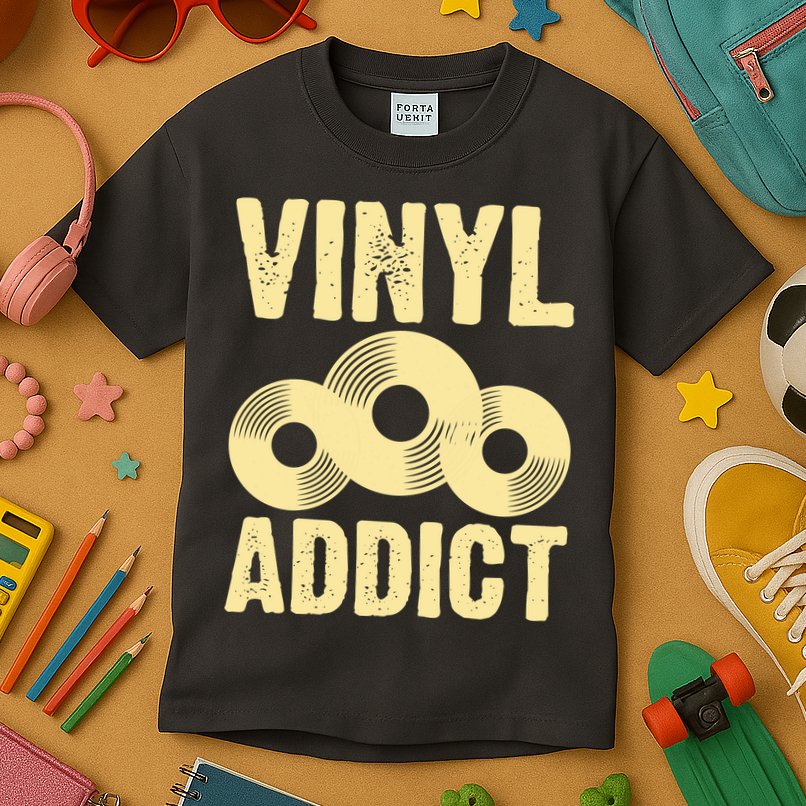 Vinyl Addict Kids T-Shirt