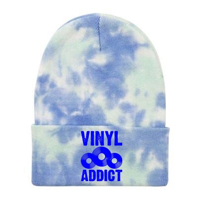 Vinyl Addict Tie Dye 12in Knit Beanie