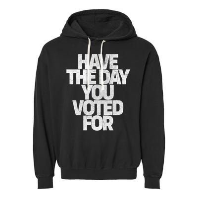 Voting Aftermath Garment-Dyed Fleece Hoodie