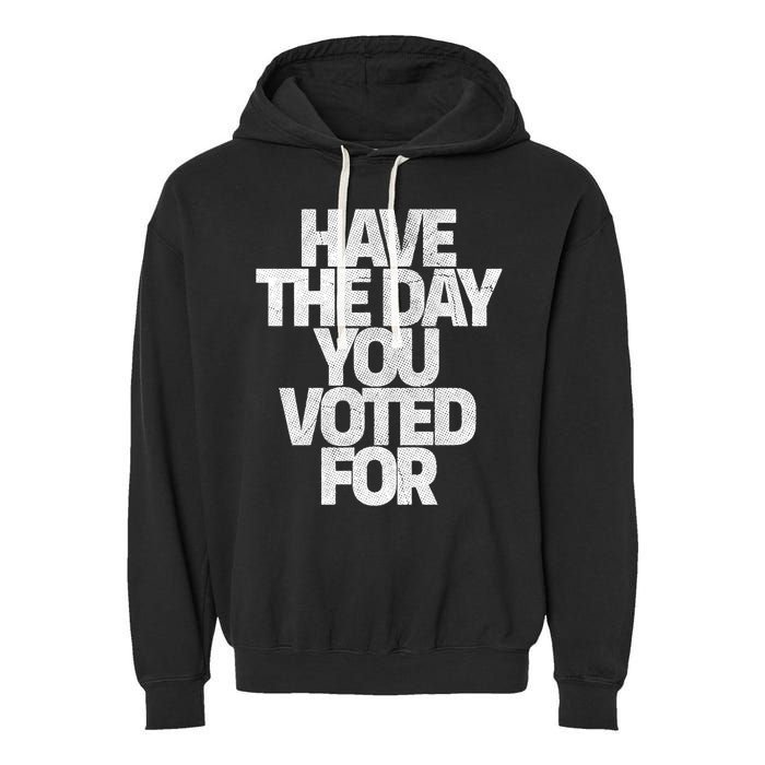 Voting Aftermath Garment-Dyed Fleece Hoodie