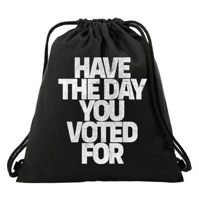 Voting Aftermath Drawstring Bag