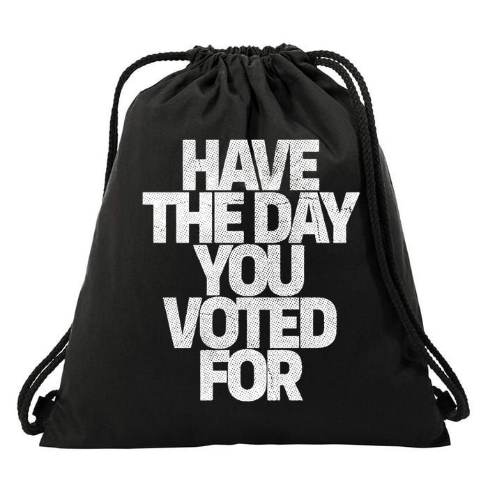 Voting Aftermath Drawstring Bag