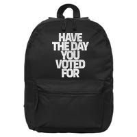 Voting Aftermath 16 in Basic Backpack
