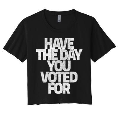 Voting Aftermath Crop Top