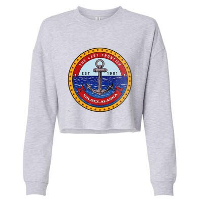 Valdez Alaska Cropped Pullover Crew