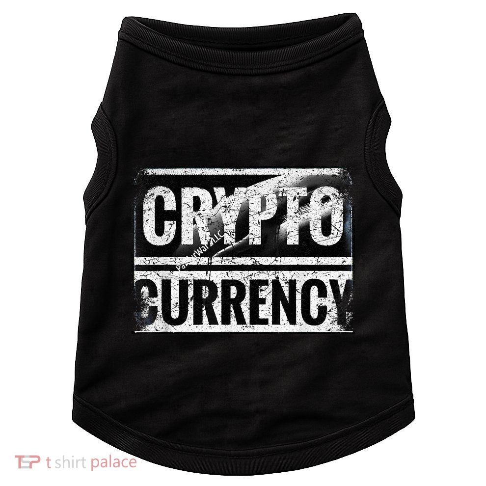 Vintage And Very Distressed Cryptocurrency Doggie Tank