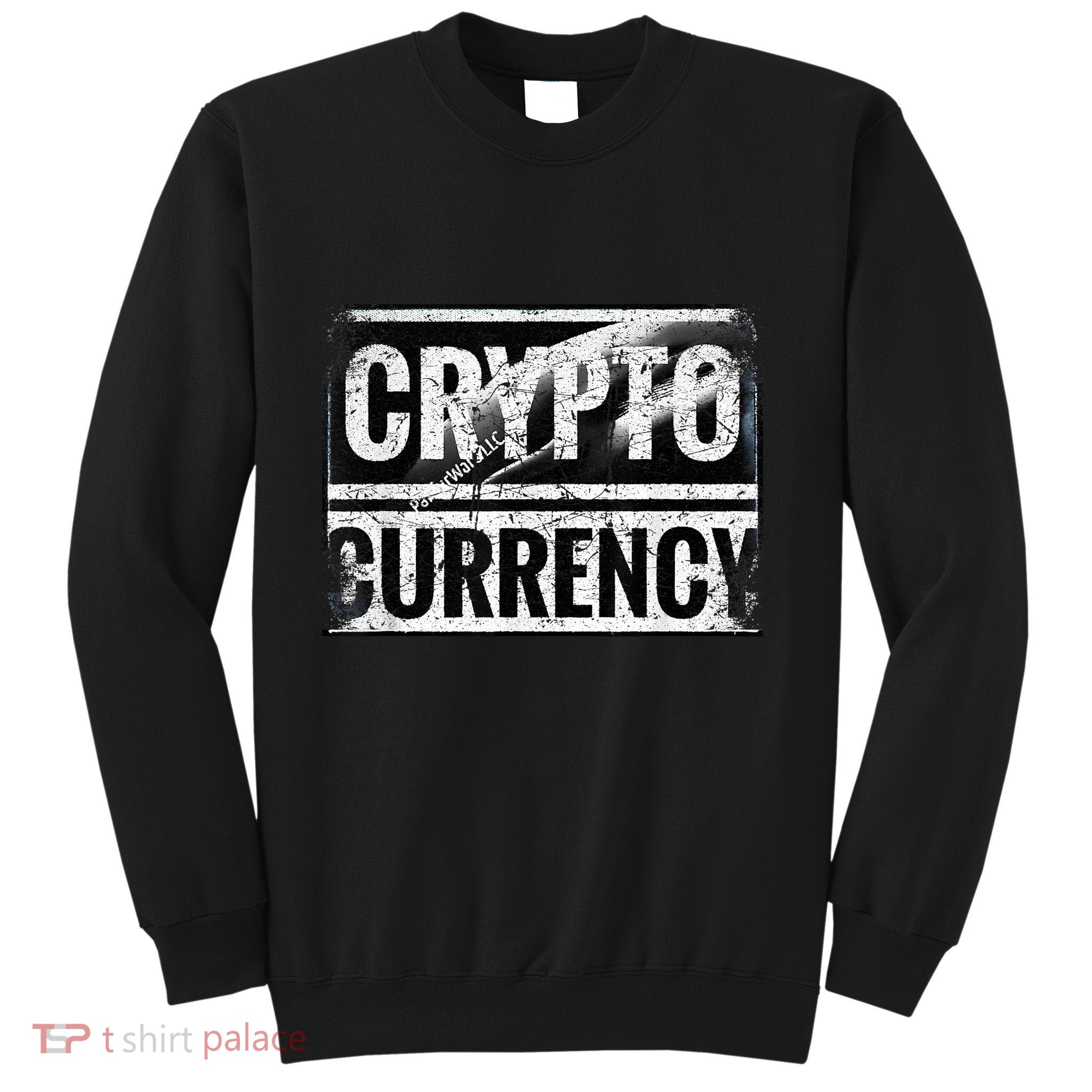 Vintage And Very Distressed Cryptocurrency Sweatshirt