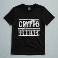 Vintage And Very Distressed Cryptocurrency T-Shirt
