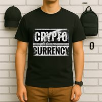 Vintage And Very Distressed Cryptocurrency T-Shirt