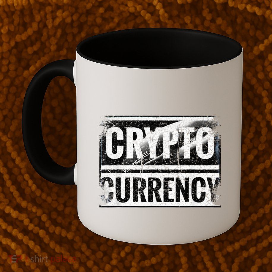 Vintage And Very Distressed Cryptocurrency Mug