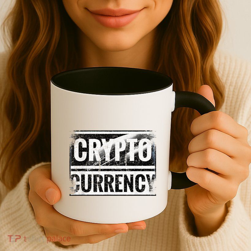 Vintage And Very Distressed Cryptocurrency Mug