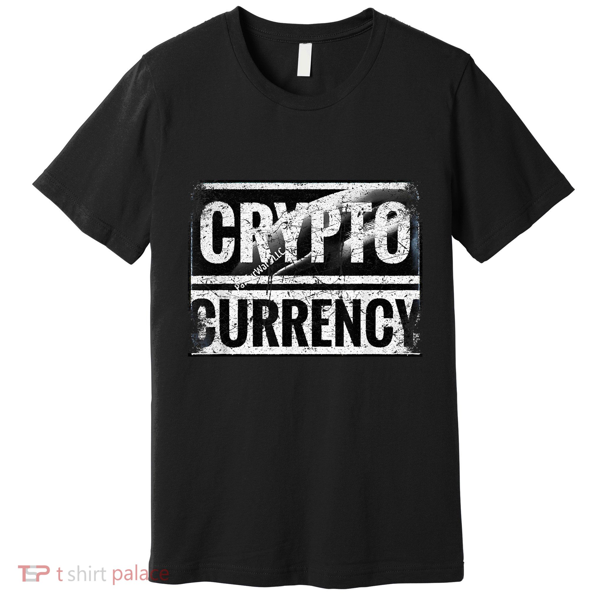 Vintage And Very Distressed Cryptocurrency Premium T-Shirt