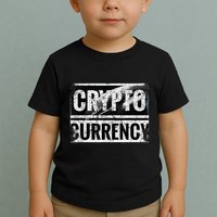 Vintage And Very Distressed Cryptocurrency Toddler T-Shirt
