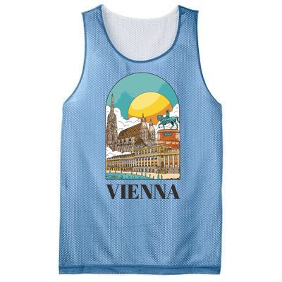 Vienna Austria Mesh Reversible Basketball Jersey Tank