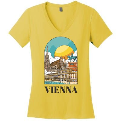 Vienna Austria Women's V-Neck T-Shirt