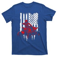 Vintage AllTerrain Vehicles Four Wheeler ATV American Flag T-Shirt