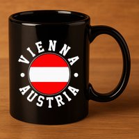Vienna Austria 11oz C Handle Ceramic Mug