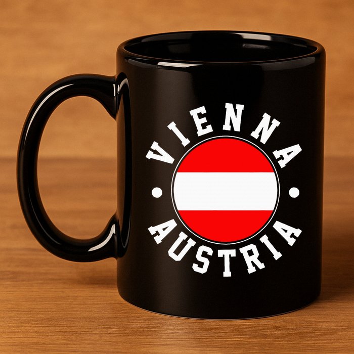 Vienna Austria 11oz C Handle Ceramic Mug