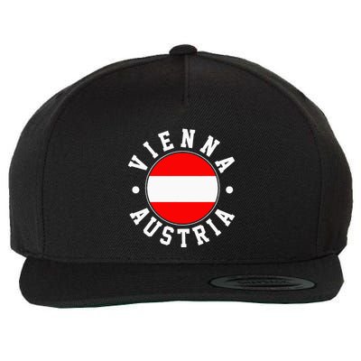 Vienna Austria Wool Snapback Cap