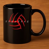 Volleyball Apparel 11oz C Handle Ceramic Mug