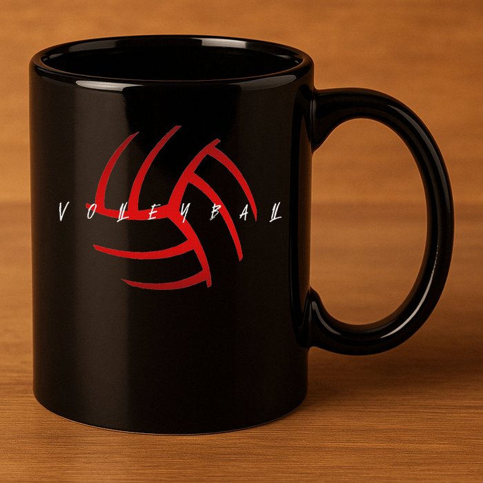 Volleyball Apparel 11oz C Handle Ceramic Mug
