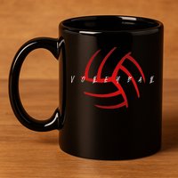 Volleyball Apparel 11oz C Handle Ceramic Mug
