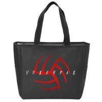 Volleyball Apparel Zip Tote Bag