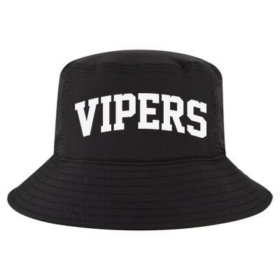 Vipers Arch Vintage Retro College Athletic Sports Cool Comfort Performance Bucket Hat