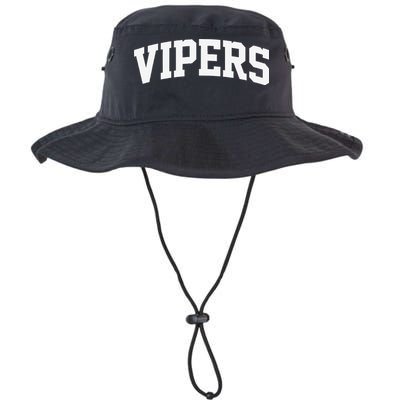 Vipers Arch Vintage Retro College Athletic Sports Bucket Hat