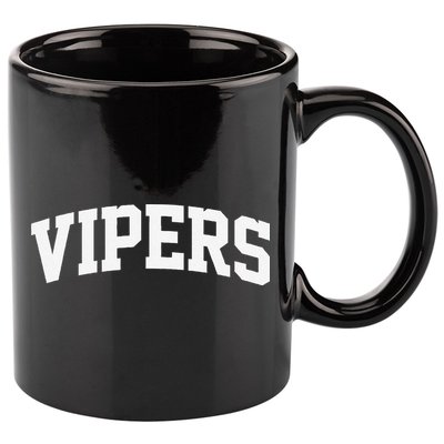 Vipers Arch Vintage Retro College Athletic Sports 11oz C Handle Ceramic Mug