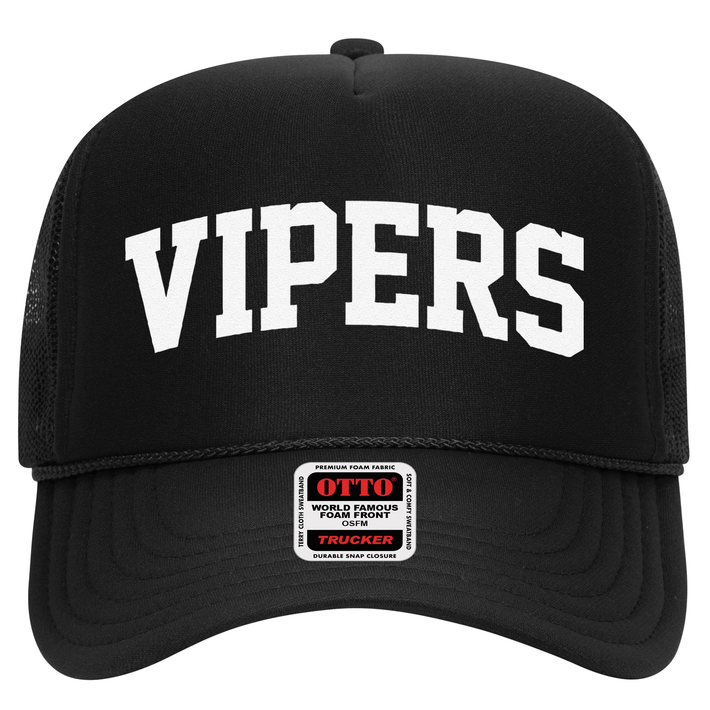 Vipers Arch Vintage Retro College Athletic Sports Hat