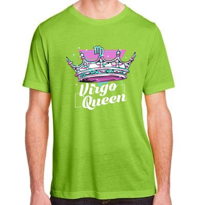 Vaporwave Aesthetics Virgo Queen Crown Zodiac Sign Gift Adult ChromaSoft Performance T-Shirt