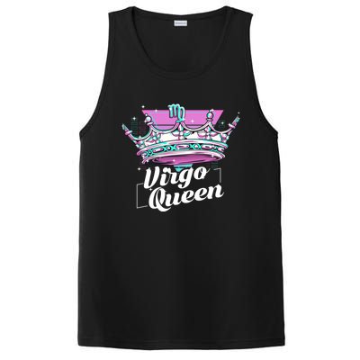 Vaporwave Aesthetics Virgo Queen Crown Zodiac Sign Gift PosiCharge Competitor Tank