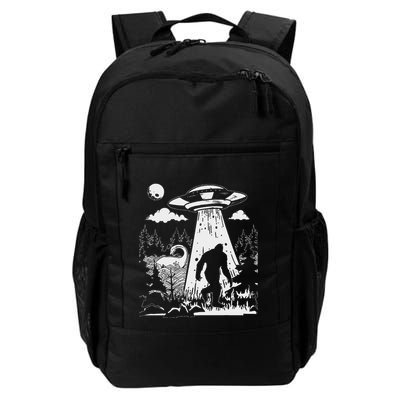 Vintage Alien With Bigfoot & Loch Ness Monster Cryptozoology Backpack
