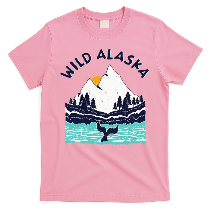 Vintage Alaska Wild Landscape Humpback Whale T-Shirt